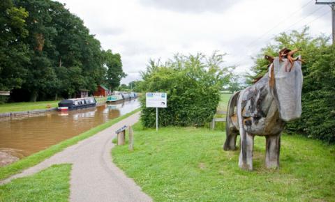 Canal Sculptures at Nantwich